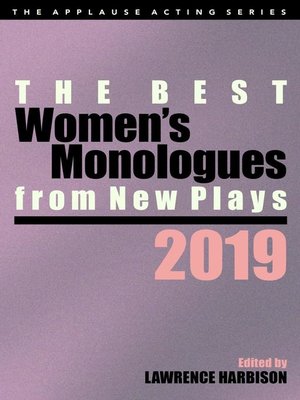 cover image of The Best Women's Monologues from New Plays, 2019